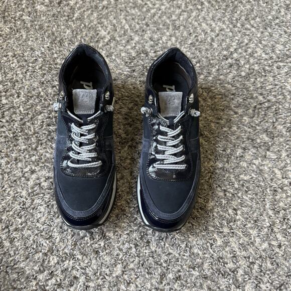 Paul Green Spunky Sneakers Shoe Navy Blue Suede Lace Up UK 7 US 9.5 NEW READ - Picture 10 of 12
